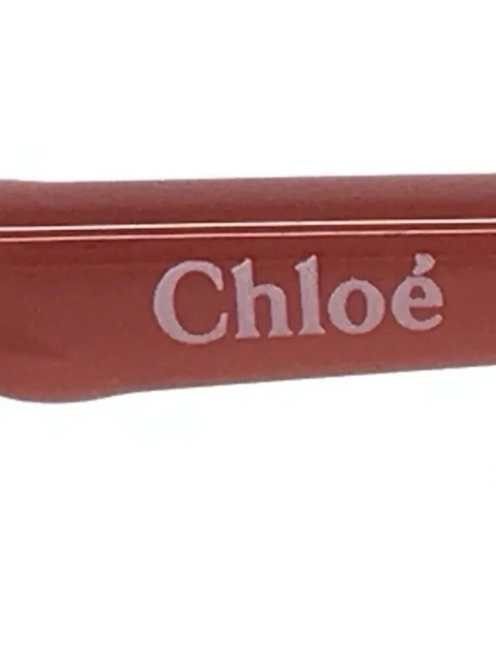 Chloé Eyeglass Frames CH0004O 002 Red Orange Butterfly 52-16-140 cottagecore